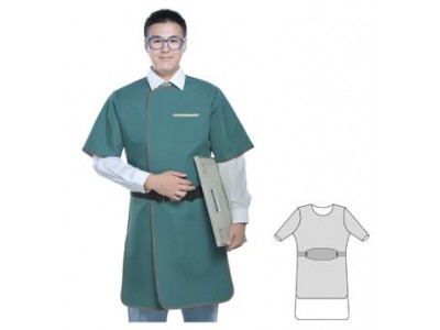 X射線防輻射防護(hù)裝備：鉛膠防護(hù)衣(正穿半袖單面式）、輻射防護(hù)服等